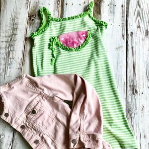 Girl’s Watermelon Tank Dress